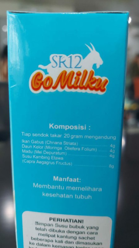 SUSU KAMBING ETAWA  alias GOMILKU SR12  ready Senin tgl 1 Februari di distributor ya maka insyaAllah ready di saya 2 atau 3 hari kemudian, jadi Selasa atau Rabu insyaAllah udah mendarat cantiiiik di Etalase saya🤩🥰Cussss merapat yg mau keep...Stock masih terbatasGerceeep🚀🚀🚀Komposisi  : Susu kambing Etawa, Ikan Gabus, daun kelor dan madu. Masya Allah SR12 semakin mantap👍👍👍Menebar Manfaat pada sesama🥰💐WA/telegram👉0821-5799-8873AGEN RESMI SR12 HERBAL SKINCARE BALIKPAPAN KAL-TIMSUSU KAMBING ETAWA  alias GOMILKU SR12  ready Senin tgl 1 Februari di distributor ya maka insyaAllah ready di saya 2 atau 3 hari kemudian, jadi Selasa atau Rabu insyaAllah udah mendarat cantiiiik di Etalase saya🤩🥰Cussss merapat yg mau keep...Stock masih terbatasGerceeep🚀🚀🚀Komposisi  : Susu kambing Etawa, Ikan Gabus, daun kelor dan madu. Masya Allah SR12 semakin mantap👍👍👍Menebar Manfaat pada sesama🥰💐WA/telegram👉0821-5799-8873AGEN RESMI SR12 HERBAL SKINCARE BALIKPAPAN KAL-TIM