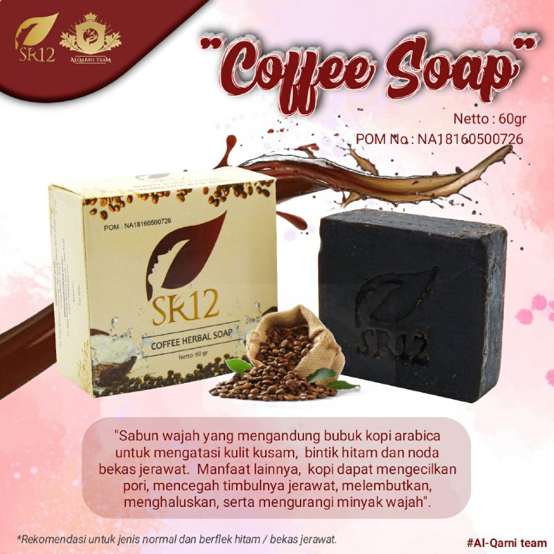 Sabun kopi  SR12,  membantu:☕mengecilkan pori☕menghempaskan flek hitam ☕mengatasi wajah kusam☕mengatasi bintik hitam & noda bekas jerawat☕mencegah timbulnya jerawat☕mengontrol minyak pada wajah☕melembutkan wajahSabun hitam yg mampu mencerahkan kulit wajahmu ..keren kan???😎😎🤩🤩👍👍👍Wa/telegram 👉 0821-5799-8873AGEN RESMI SR12 HERBAL SKINCARE BALIKPAPAN