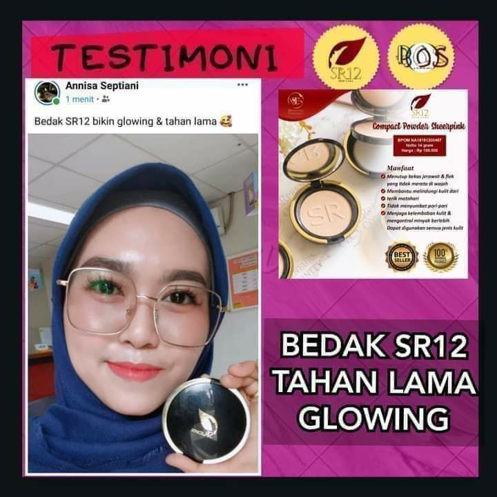 💥🌷Exclusive Compact Powder SR12🌷             (Bedak Padat SR12 )Hayo, siapa yang pakai bedak pagi..siangnya  sudah hilang lenyap?kayak nggak pakai bedak atau pergi ke kantor pakai bedak sebentar2 tap-tap lagi karena bedaknya luntur ? kan ribet jadi nya, malu juga kan?🤗Nah, SR12 punya solusi nya😉yaitu  pakai BEDAK PADAT nya SR12🌸Tahan lama/tidak gampang luntur🌸 Menutup flek/rona wajah yang tidak merata🌸Makin berkeringat semakin glowing semriwing🌸Tidak dempul 🌸Tidak menutup pori🌸Sudah mengandung pelembab dan foundation🌸Mengandung vitamin dan mineral🌸 Mengandung SPF (sunblock sebagai perlindungan terhadap pengaruh buruk sinar matahariREADY SEMUA VARIAN🤩🌷Sheerpink (merona2 jadi tidak perlu pakai blush on lagi)🌷Natural (tampil Natural berseri alami)🌹Ada juga varian terbaru yaitu DAILY  COVER NATURAL, lebih blend dikulitmuWa/telegram👉 0821-5799-8873AGEN RESMI SR12 HERBAL SKINCARE BALIKPAPAN, KAL-TIMintip shopeeku yuk👇shopee.co.id/agenresmisr12Atau tokpedku👇tokopedia.com/sr12balikpapan💥🌷Exclusive Compact Powder SR12🌷             (Bedak Padat SR12 )Hayo, siapa yang pakai bedak pagi..siangnya  sudah hilang lenyap?kayak nggak pakai bedak atau pergi ke kantor pakai bedak sebentar2 tap-tap lagi karena bedaknya luntur ? kan ribet jadi nya, malu juga kan?🤗Nah, SR12 punya solusi nya😉yaitu  pakai BEDAK PADAT nya SR12🌸Tahan lama/tidak gampang luntur🌸 Menutup flek/rona wajah yang tidak merata🌸Makin berkeringat semakin glowing semriwing🌸Tidak dempul 🌸Tidak menutup pori🌸Sudah mengandung pelembab dan foundation🌸Mengandung vitamin dan mineral🌸 Mengandung SPF (sunblock sebagai perlindungan terhadap pengaruh buruk sinar matahariREADY SEMUA VARIAN🤩🌷Sheerpink (merona2 jadi tidak perlu pakai blush on lagi)🌷Natural (tampil Natural berseri alami)🌹Ada juga varian terbaru yaitu DAILY  COVER NATURAL, lebih blend dikulitmuWa/telegram👉 0821-5799-8873AGEN RESMI SR12 HERBAL SKINCARE BALIKPAPAN, KAL-TIMintip shopeeku yuk👇shopee.co.id/agenresmisr12Atau tokpedku👇tokopedia.com/sr12balikpapan
