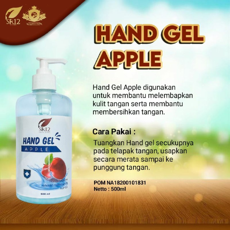 🌿PERSIAPAN NEW NORMAL (terutama persiapan sekolah tatap muka , yuk bekalin putra putri anda dengan hand sanitizer/Hand Gel Apple SR12 )Saat jauh dari air, bisa menggunakan hand gel apple SR12, untuk perlindungan dari virus and bakteri, lembut di tangan&tidak menyebabkan kulit kering meskipun di pakai berkali kali. bahkan bisa mengatasi