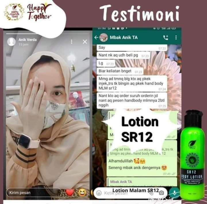 🌿Nggak perlu pakai yang aneh-aneh ya...,nggak perlu repot injek/suntik2 putih deh, bisa bahaya lo sist ..utk jangka panjang...😬🌿Rutinkan aja  pakai Handbody malam nya SR12 seperti mbak ini ya👆kulitnya sehat mulus cerah alami sampai2 dikira suntik putih padahal nggak, MasyaAllah🤗😁🌿Kemudian jangan lupa pake Hand Body siang nya SR12 juga ya..yg sudah dilengkapi SPF 30, agar kulitmu terlindungi dari pengaruh buruk sinar UV matahari sehingga perawatanmu selama ini nggak sia-sia. Okeyyyy🥰Ready stock🌼HandBody Malam SR12 ( Whitening Body Lotion )  : 46 ribu🌼HandBody Siang SR12 (lightening Body Lotion) : 46 ribuWA/Telegram👉0821-5799-8873AGEN RESMI SR12 HERBAL SKINCARE BALIKPAPAN KAL-TIMMampir ke shopeeku yuk👇shopee*co*id/agenresmisr12Atau tokpedku👇tokopedia*com/sr12balikpapan_________Untuk masuk link toko⤴️ (*) ganti (.)Bisa pakai voucher free ongkir dan bisa COD juga lo (shopee)