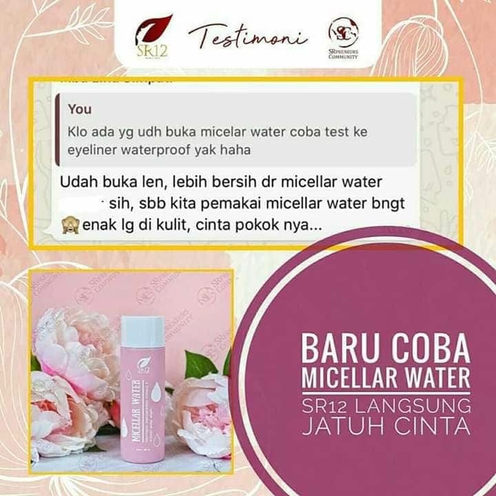 Assalamu'alaykum dear 🌸 Hari ini kita bicara  MICELLAR WATER SR12 Ini bukan sulap bukan sihir ya dear.., Micellar water SR12 adalah cleansing yang praktis, bersih tuntas sampai p0ri2 dengan sekali usap tanpa dibilas...Oiya Micellar water SR12 ini mengandung zat aktif pencerah *Niacinamide* ya dears❤️Wah apalagi tu Niacinamide?🤔 Eitttss itu bukan zat kimia berbahaya Lo...tapi nama lain dari Vitamin B3 yg biasa nya terkandung dalam skincare aman, yang mampu mencerahkan kulit wajah mu. OkkaaayyyyyYakin nih gak mau memiliki si Micellar water SR12?Selain membersihkan dari debu & kotoranMicellar ajaib ini bisa mencerahkan dan meratakan warna kulit ya dear 🥰Artinya bisa memudarkan flek hitam juga lo.....Keren bin mantuuul kan???Ready ya.. segera dipinang sebelum kehabisaaaan, stok menipiiisss 🥳🥳🥳WA/telegram 👉0821-5799-8873AGEN RESMI SR12 HERBAL SKINCARE BALIKPAPAN, KAL-TIMAtau silahkan kunjungi dan belanja di toko online kami di👇tokopedia.com/sr12balikpapanAtaushopee.co.id/agenresmisr12Assalamu'alaykum dear 🌸 Hari ini kita bicara  MICELLAR WATER SR12 Ini bukan sulap bukan sihir ya dear.., Micellar water SR12 adalah cleansing yang praktis, bersih tuntas sampai p0ri2 dengan sekali usap tanpa dibilas...Oiya Micellar water SR12 ini mengandung zat aktif pencerah *Niacinamide* ya dears❤️Wah apalagi tu Niacinamide?🤔 Eitttss itu bukan zat kimia berbahaya Lo...tapi nama lain dari Vitamin B3 yg biasa nya terkandung dalam skincare aman, yang mampu mencerahkan kulit wajah mu. OkkaaayyyyyYakin nih gak mau memiliki si Micellar water SR12?Selain membersihkan dari debu & kotoranMicellar ajaib ini bisa mencerahkan dan meratakan warna kulit ya dear 🥰Artinya bisa memudarkan flek hitam juga lo.....Keren bin mantuuul kan???Ready ya.. segera dipinang sebelum kehabisaaaan, stok menipiiisss 🥳🥳🥳WA/telegram 👉0821-5799-8873AGEN RESMI SR12 HERBAL SKINCARE BALIKPAPAN, KAL-TIMAtau silahkan kunjungi dan belanja di toko online kami di👇tokopedia.com/sr12balikpapanAtaushopee.co.id/agenresmisr12