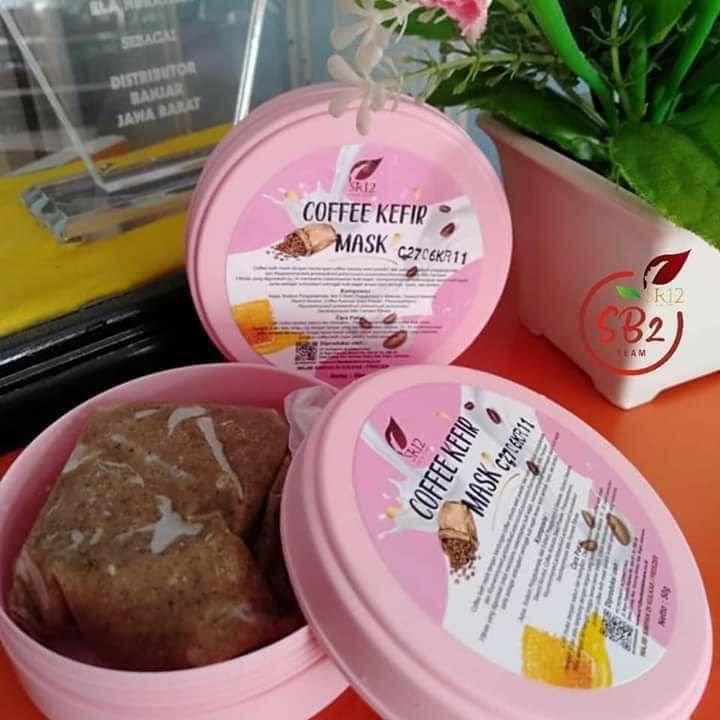 Masker kopi kefir: untuk Jenis kulit normal dan flek hitam serta bekas jerawat