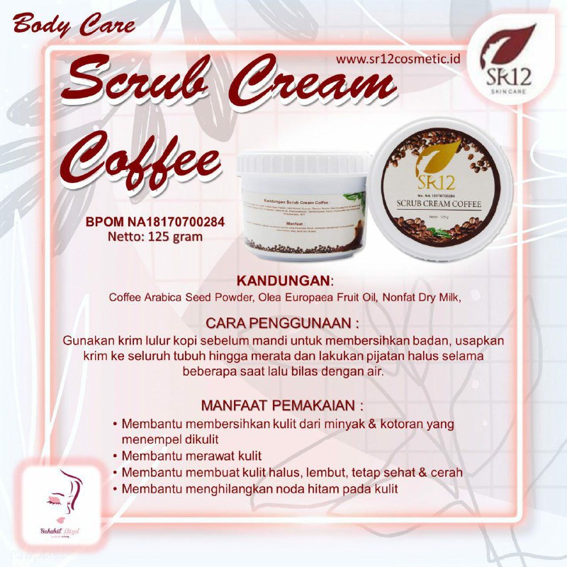 🌿🌸🌿🌸Luluran pakai Scrub Cream Coffee SR12 yuk...👆Sel@ngk@ng aja nggak hitam lagi...setelah pakai lulur kopi 2 pot Lo... MaasyaAllah ..waowww buanget...🤩 SR12 TERBAAIK👍👍👍Lulur Scrub coffee SR12 ini memang ampuh menghilangkan noda-noda d kulit ya.., butiran scrub nya tidak bikin sakit tapi tetap ampuh mengangkat sel kulit mati dan mencerahkan kulit mu secara maksimal, melembabkan, menutrisi dengan baik.Yuks..segera dimiliki ya dears🌸🌿Ready ya 🤩Sudah menipis... Gerceep🚀WA/Telegram👉0821-5799-8873AGEN RESMI SR12 HERBAL SKINCARE BALIKPAPAN KAL-TIMMampir di shopeeku yuks 👇shopee.co.id/agenresmisr12Atau tokpedku 👇tokopedia.com/sr12balikpapan🌿🌸🌿🌸Luluran pakai Scrub Cream Coffee SR12 yuk...👆Sel@ngk@ng aja nggak hitam lagi...setelah pakai lulur kopi 2 pot Lo... MaasyaAllah ..waowww buanget...🤩 SR12 TERBAAIK👍👍👍Lulur Scrub coffee SR12 ini memang ampuh menghilangkan noda-noda d kulit ya.., butiran scrub nya tidak bikin sakit tapi tetap ampuh mengangkat sel kulit mati dan mencerahkan kulit mu secara maksimal, melembabkan, menutrisi dengan baik.Yuks..segera dimiliki ya dears🌸🌿Ready ya 🤩Sudah menipis... Gerceep🚀WA/Telegram👉0821-5799-8873AGEN RESMI SR12 HERBAL SKINCARE BALIKPAPAN KAL-TIMMampir di shopeeku yuks 👇shopee.co.id/agenresmisr12Atau tokpedku 👇tokopedia.com/sr12balikpapan