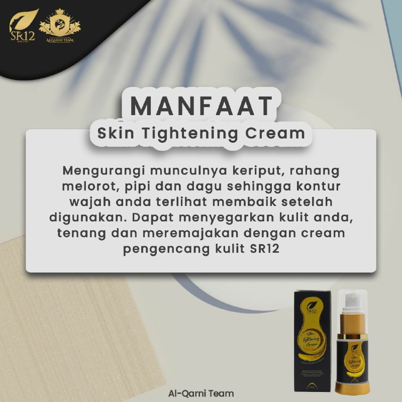 💦 Mbak, ini berapa harga nya? 260 ribu mbak💦 ini tu cream kah? Iya teksturnya cream💦 Sudah BPOM kah? Alhamdulillah sudah mbak💦 ketergantungan nggak? InsyaAllah nggak mbak, karena produk SR12 itu lebih ke  'kebutuhan'kalau 'ketergantungan' itu jika kita nggak pakai produk itu lagi kulit kita langsung rusak Sedangkan produk SR12 itu berbahan dasar dominan herbal alami, kalau nggak pakai lagi, kulit nggak rusak tapi ya paling kusam aja karena 'kebutuhan' yang nggak di rawat ya kann?😊 Ibarat rumah kalau di sapu tiap hari rumah nya bersih ya kan? kalaupun nggak di sapu lagi palingan rumahnya kotor nggak sampe bikin rumah itu rusak atau roboh, begitulah kira2 perumpamaan nya, he he🌿Yuk yang mau HILANGKAN KERUTAN dalam 10 MENITBuruan..stock terbatas, segera dipinang🤩🌿Skin Tightening Cream kini hadir dengan Kemasan baru, kemasan nya lebih mewah dan elegant 