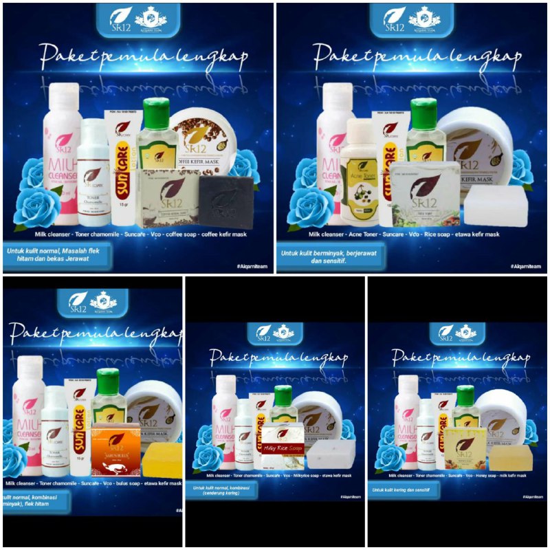 Jangan cuma makanan yg di beli dengan menu komplit..Perawatan juga musti komplitMasa iya mau cantik maksimal perawatan nya setengah-setengahNanti kalau cantik nya setengah2 gimana???Paket Pemula lengkap:-Masker kefir (menyesuaikan jenis kulit)-VCO -Sabun (menyesuaikan jenis kulit)Milk cleanser- suncare/sunblock -Toner (menyesuaikan jenis &masalah kulit)Order/konsultasi (free):Wa/telegram 👉0821-5799-8873AGEN RESMI SR12 HERBAL SKINCARE BALIKPAPAN