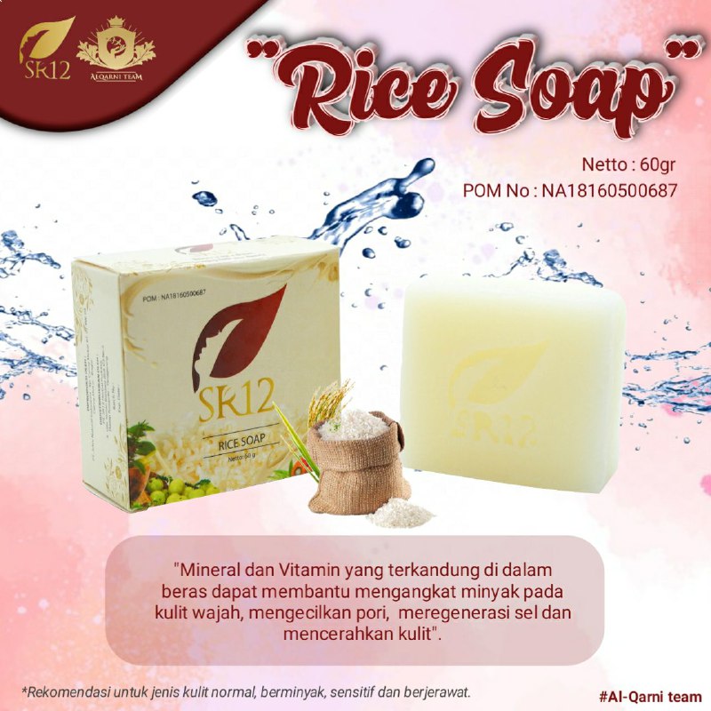 Glowing hanya dengan  Rice soap,Sabun ini c0c0k untuk kulit yang berminyak, sensitif,  berjerawat Manfaat: mengangkat minyak pada kulit wajah, mengecilkan pori, meregenerasi sel kulit , sehingga kulit cerah alami dan tampak awet muda , y0k segera di 0rder (Wa/telegram 👉0821-5799-8873)AGEN RESMI SR12 HERBAL SKINCARE BALIKPAPAN