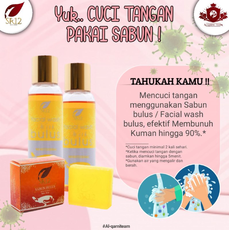 Ternyata tidak hanya membuat kulit mulus, bebas flek hitam , bebas alergi dan gatal2, Sabun Bulus juga efektif membunuh kuman  hingga 90% lo🤩🥰 sabun Bulus dibuat dengan saponifikasi yang menggunakan bahan dasar NaOH dan asam lemak, COVID 19 memiliki dinding livid di lapisan terluarnya.Dengan mencuci tangan atau mandi menggunakan Sabun BULUS SR12,Maka lapisan LIVID COVID 19 akan RusakYuk pakai sabun BULUS SR12Sekali dayung dua tiga pulau terlampaui,  keren kan  ???🤗Ready ya🤩segera di pinang sebelum kehabisaaaan, jadi nggak mesti repot  nunggu PO-POan😁Segera WA/Telegram 👉0821-5799-8873AGEN RESMI SR12 HERBAL SKINCARE BALIKPAPANshopee.co.id/agenresmisr12Atau tokopedia.com/sr12balikpapan