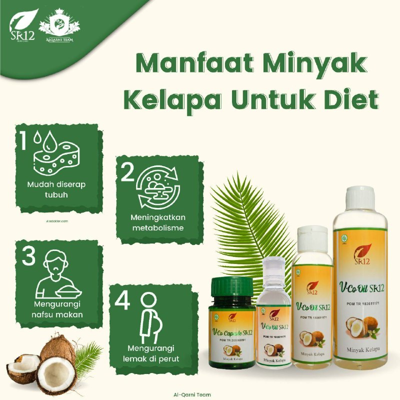 Manfaat atau cara kerja VCO SR12 untuk DIET, silahkan di simak ya👆👆👆Ini juga sekaligus menjadi alasan kenapa VCO SR12 disandingkan dengan SALIMAH SLIM  SR12 dalam satu Paket yaitu Paket Peluruh lemak kotor SR12 😉Minum VCO SR12 nya 20 menit SEBELUM MAKAN yaREADY STOCK🤩🌿Salimah Slim SR12🌿 VCO SR12 semua varianWA/Telegram 👉 0821-5799-8873AGEN RESMI SR12 HERBAL SKINCARE BALIKPAPAN KAL-TIM