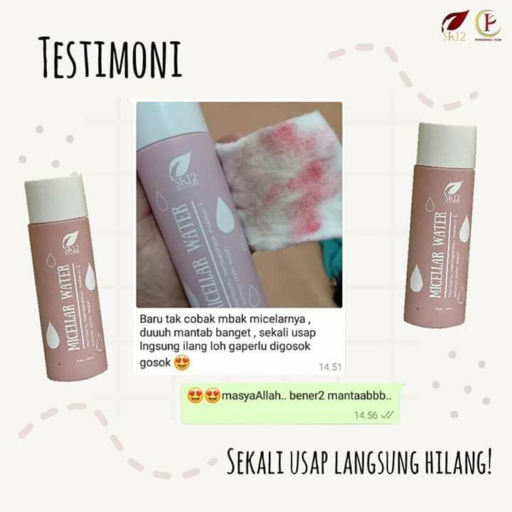 Assalamu'alaykum dear 🌸 Hari ini kita bicara  MICELLAR WATER SR12 Ini bukan sulap bukan sihir ya dear.., Micellar water SR12 adalah cleansing yang praktis, bersih tuntas sampai p0ri2 dengan sekali usap tanpa dibilas...Oiya Micellar water SR12 ini mengandung zat aktif pencerah *Niacinamide* ya dears❤️Wah apalagi tu Niacinamide?🤔 Eitttss itu bukan zat kimia berbahaya Lo...tapi nama lain dari Vitamin B3 yg biasa nya terkandung dalam skincare aman, yang mampu mencerahkan kulit wajah mu. OkkaaayyyyyYakin nih gak mau memiliki si Micellar water SR12?Selain membersihkan dari debu & kotoranMicellar ajaib ini bisa mencerahkan dan meratakan warna kulit ya dear 🥰Artinya bisa memudarkan flek hitam juga lo.....Keren bin mantuuul kan???Ready ya.. segera dipinang sebelum kehabisaaaan, stok menipiiisss 🥳🥳🥳WA/telegram 👉0821-5799-8873AGEN RESMI SR12 HERBAL SKINCARE BALIKPAPAN, KAL-TIMAtau silahkan kunjungi dan belanja di toko online kami di👇tokopedia.com/sr12balikpapanAtaushopee.co.id/agenresmisr12Assalamu'alaykum dear 🌸 Hari ini kita bicara  MICELLAR WATER SR12 Ini bukan sulap bukan sihir ya dear.., Micellar water SR12 adalah cleansing yang praktis, bersih tuntas sampai p0ri2 dengan sekali usap tanpa dibilas...Oiya Micellar water SR12 ini mengandung zat aktif pencerah *Niacinamide* ya dears❤️Wah apalagi tu Niacinamide?🤔 Eitttss itu bukan zat kimia berbahaya Lo...tapi nama lain dari Vitamin B3 yg biasa nya terkandung dalam skincare aman, yang mampu mencerahkan kulit wajah mu. OkkaaayyyyyYakin nih gak mau memiliki si Micellar water SR12?Selain membersihkan dari debu & kotoranMicellar ajaib ini bisa mencerahkan dan meratakan warna kulit ya dear 🥰Artinya bisa memudarkan flek hitam juga lo.....Keren bin mantuuul kan???Ready ya.. segera dipinang sebelum kehabisaaaan, stok menipiiisss 🥳🥳🥳WA/telegram 👉0821-5799-8873AGEN RESMI SR12 HERBAL SKINCARE BALIKPAPAN, KAL-TIMAtau silahkan kunjungi dan belanja di toko online kami di👇tokopedia.com/sr12balikpapanAtaushopee.co.id/agenresmisr12