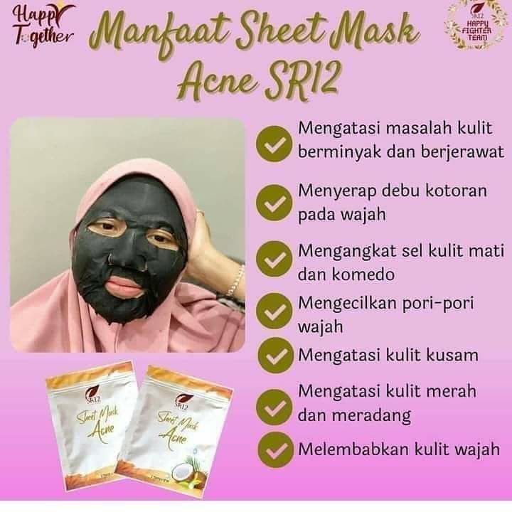 Sheet Mask Acne SR12 adalah  MASKER lembaran praktis dan kekinian yang ampuh hempaskan jerawat dan mengatasi minyak berlebih pada wajah namun tidak menyebabkan kulit kering.Wajah jadi cerah alami dan terjaga kelembabannya🥰 Wajah Glowing maksimal jerawat minggaat👍👍👍Ready Stock🤩🤩🤩🌿Sheet Mask Acne SR12WA/telegram 👉0821-5799-8873AGEN RESMI SR12 HERBAL SKINCARE BALIKPAPAN KAL-TIMMampir yuks ke shopeeku👇shopee.co.id/agenresmisr12Atau tokpedku👇tokopedia.com/sr12balikpapanSheet Mask Acne SR12 adalah  MASKER lembaran praktis dan kekinian yang ampuh hempaskan jerawat dan mengatasi minyak berlebih pada wajah namun tidak menyebabkan kulit kering.Wajah jadi cerah alami dan terjaga kelembabannya🥰 Wajah Glowing maksimal jerawat minggaat👍👍👍Ready Stock🤩🤩🤩🌿Sheet Mask Acne SR12WA/telegram 👉0821-5799-8873AGEN RESMI SR12 HERBAL SKINCARE BALIKPAPAN KAL-TIMMampir yuks ke shopeeku👇shopee.co.id/agenresmisr12Atau tokpedku👇tokopedia.com/sr12balikpapan