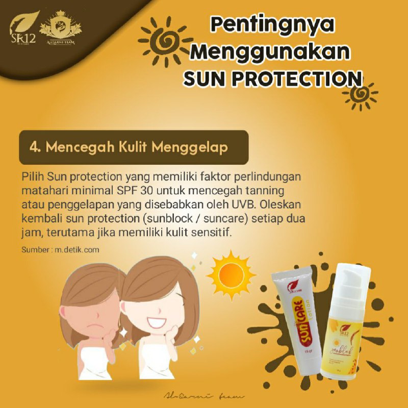 Skincare-an mu akan sia-sia tanpa ada perlindungan, jadi lindungi kulitmu dengan sunblock/suncare SR12 ya...sunblock/Perlindungan yg aman dan berkualitas, karena bukan cuman melindungi tapi juga mencerahkan, memudarkan flek hitam 💐💐💐Wa/telegram 👉0821-5799-8873AGEN RESMI SR12 HERBAL SKINCARE BALIKPAPAN Atau silahkan kunjungi toko online kami di 👇
