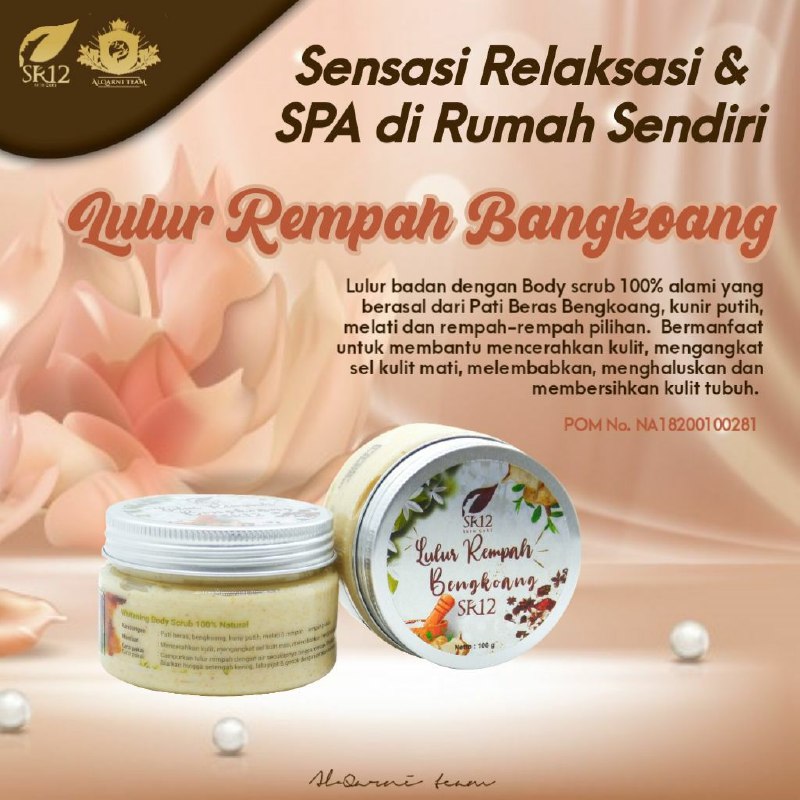 🌿🌸Weekend santai yuk dengan Luluran pakai lulur persembahan dari SR12 herbal Skincare 🌿🌸 Saatnya manjain diri mu sejenak ya..🌿🌸 
